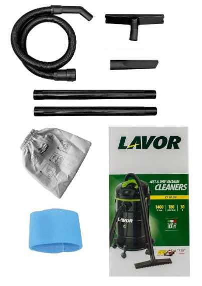 Пилосос промисловий Lavor 30 Cf Em 1400 Вт Будівельний пилосос