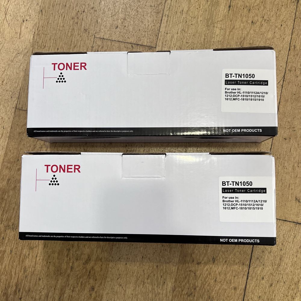 Pack 2 Toner Tambor impressora Brother TN1050 - NOVO