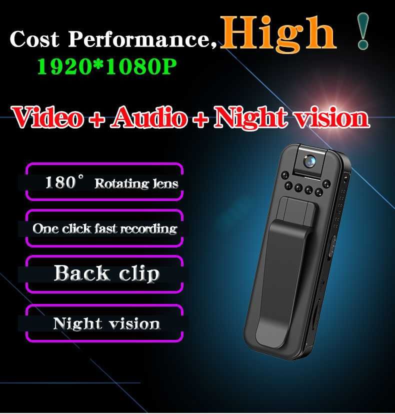 Mini kamera Wifi 1080P noktowizor na podczerwień miniaturowa kamera