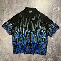 Flame Гавайка Огненная Тениска