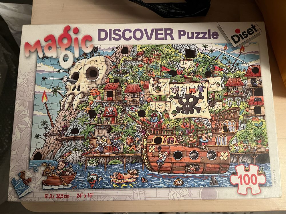 Magic discover puzzle piratas diset 100