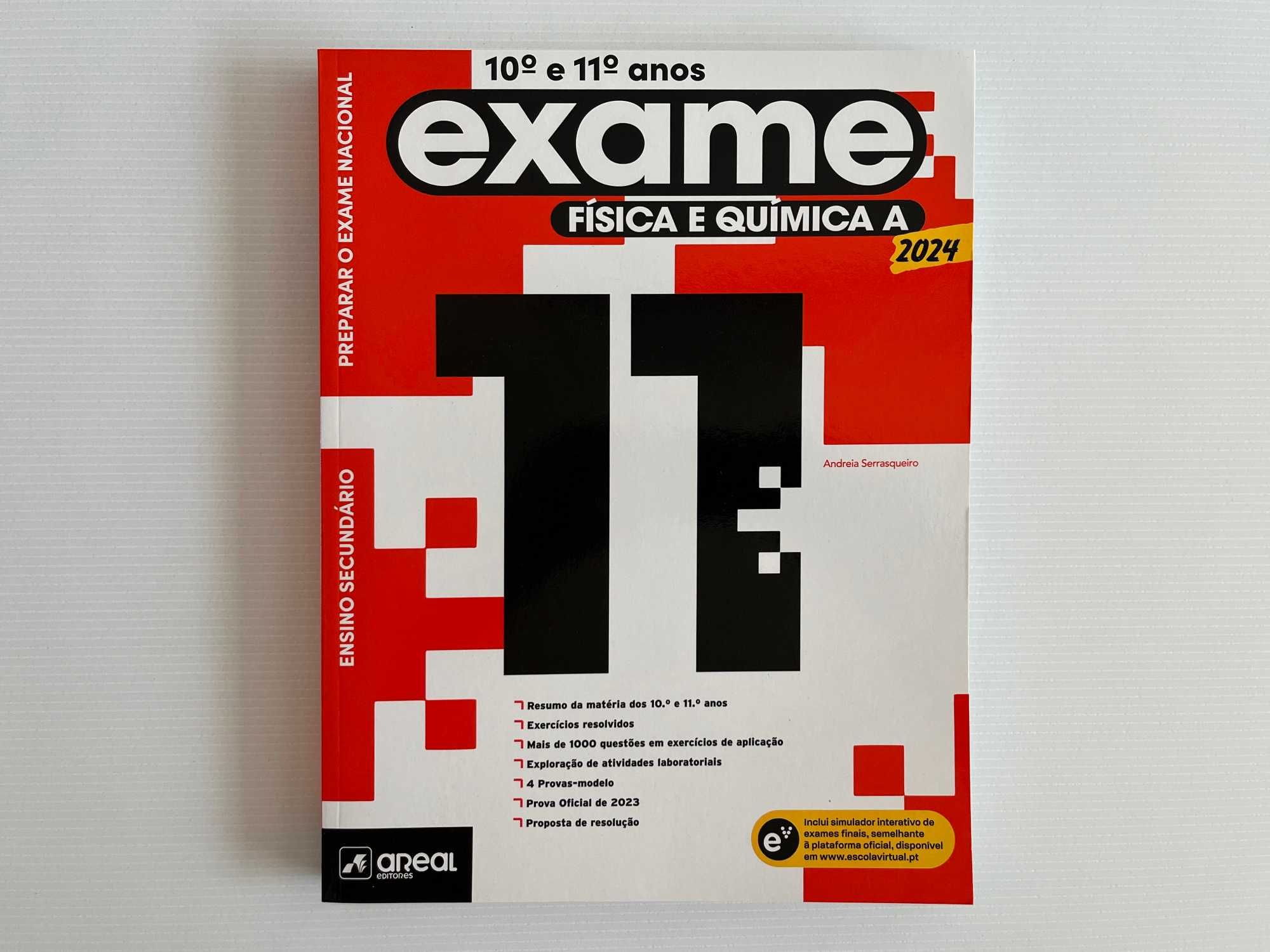 Preparar o Exame Nacional 2024 Física e Química A 11 (10º/11.º Anos)