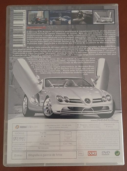 DVD "Grandes Marcas do Mundo Automóvel - Mercedes Benz"