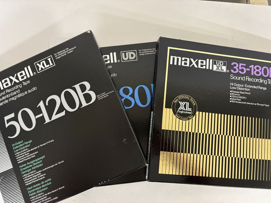 Bobines+aluminio+e+fita+Maxell+XLI+e+UD64551971888771121