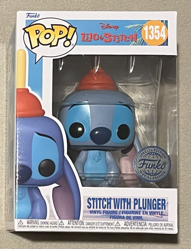 Stitch with Plunger Lilo & Stitch Disney 1354 Funko POP