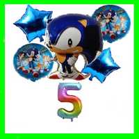 Zestaw balonów -Sonic-z cyfrą