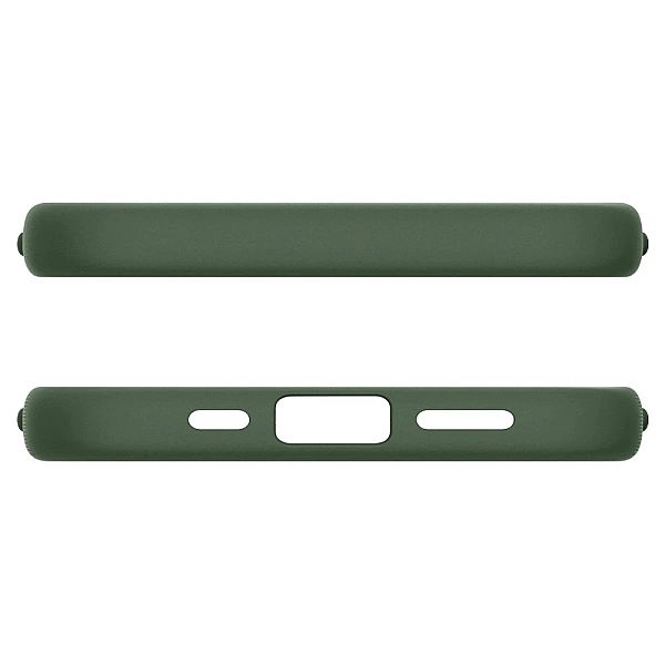 Etui Spigen Nano Pop MagSafe na iPhone 16e - zielony-mat