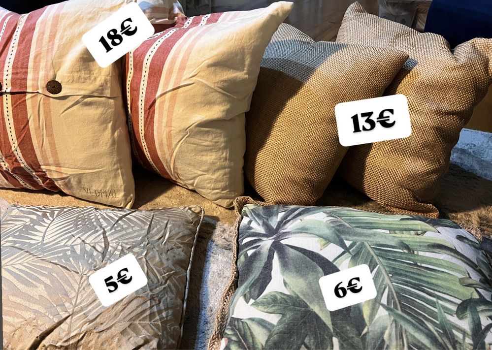 Almofadas varias - capa e enchimento / Pillows