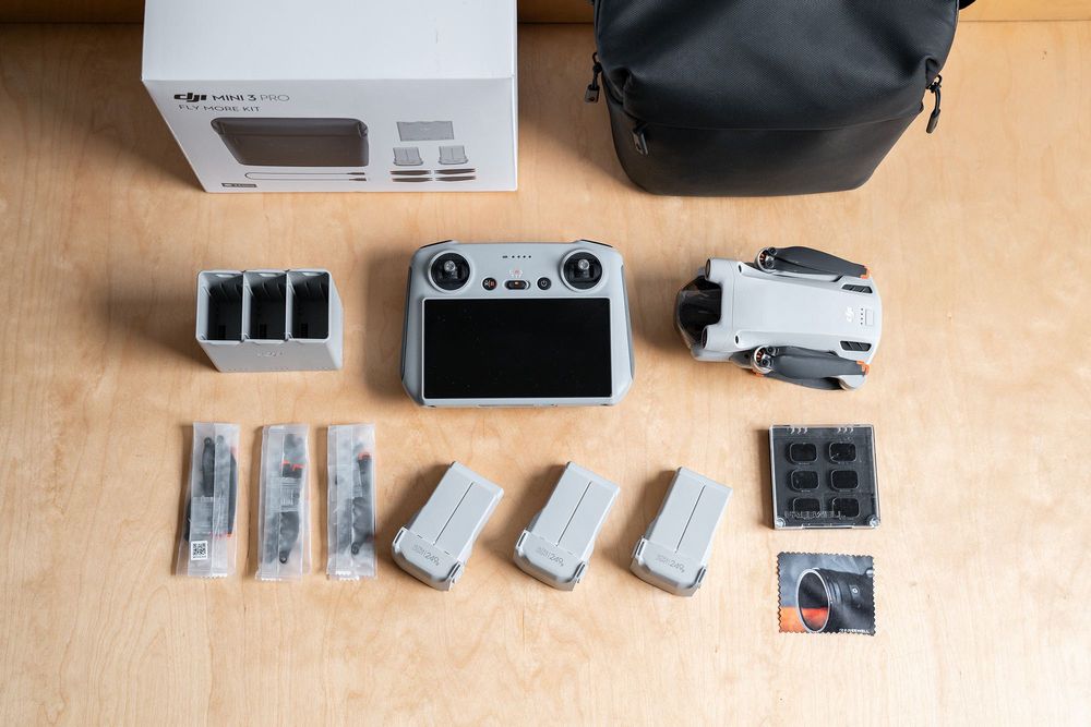 Dron DJI Mini 3 Pro + RC + Fly More + ND - ideał 4K M-Log 60fps