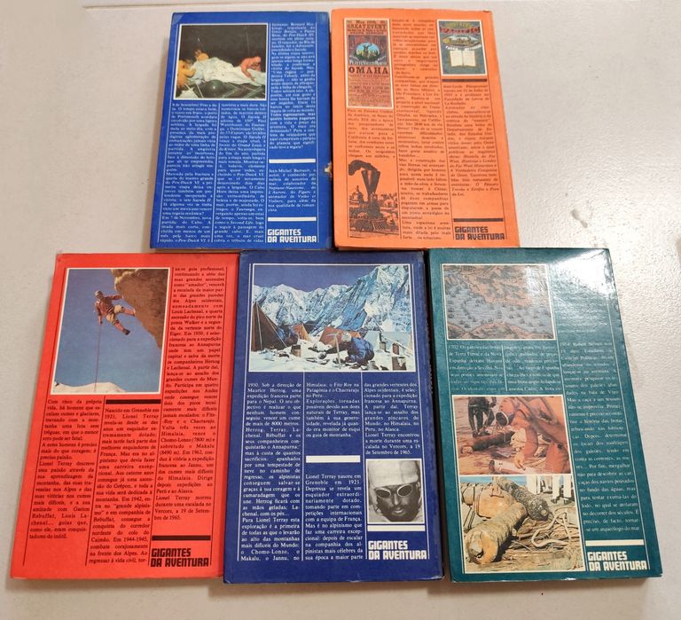 Livros - Gigantes da Aventura - Verbo (Vintage - Anos 70)