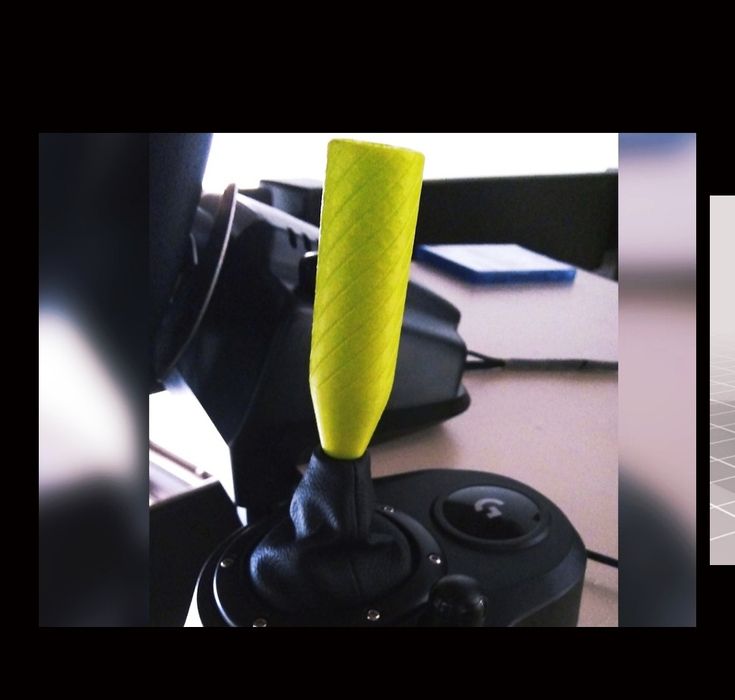 Logitech mod twarda skrzynia biegów + gałka sportowa