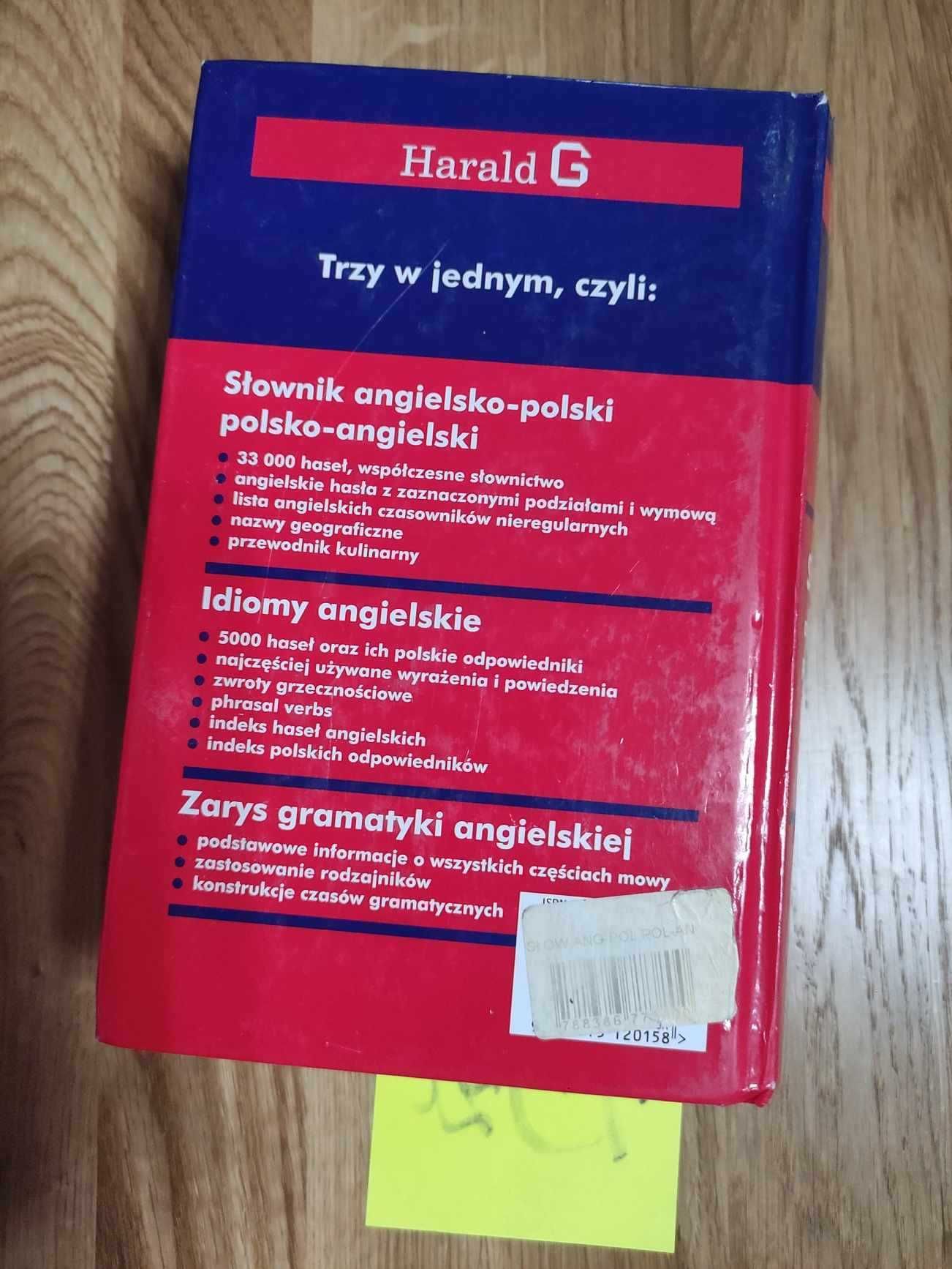 Słownik angielsko-polski polsko-angielski +idiomy i gramatyka