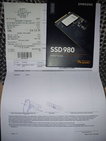 Dysk SSD Samsung 500 GB