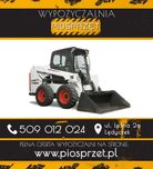 Wynajem miniładowarki wypożyczalnia mini ładowarki 2365 kg łyżka widły