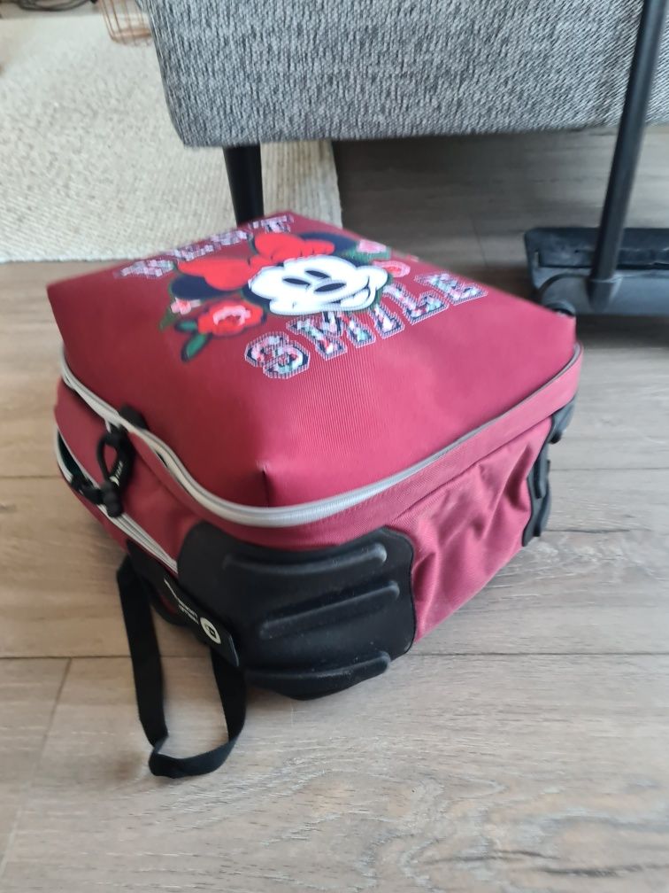 Plecak tornister szkolny Minnie myszka kółka Walizka disney