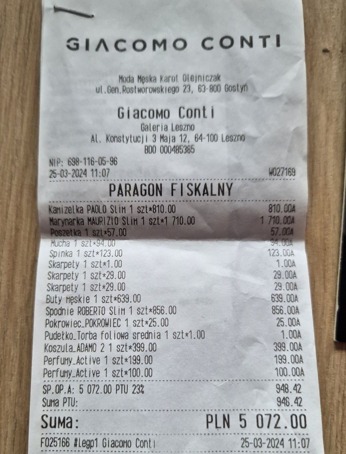 Garnitur męski ślubny Giacomo Conti czarny bordowy 196cm XXL jak nowy