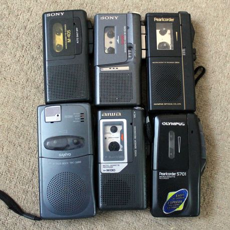 Диктофон плеер кассетный Sony Olympus Sanyo Aiwa коллекция с Германии