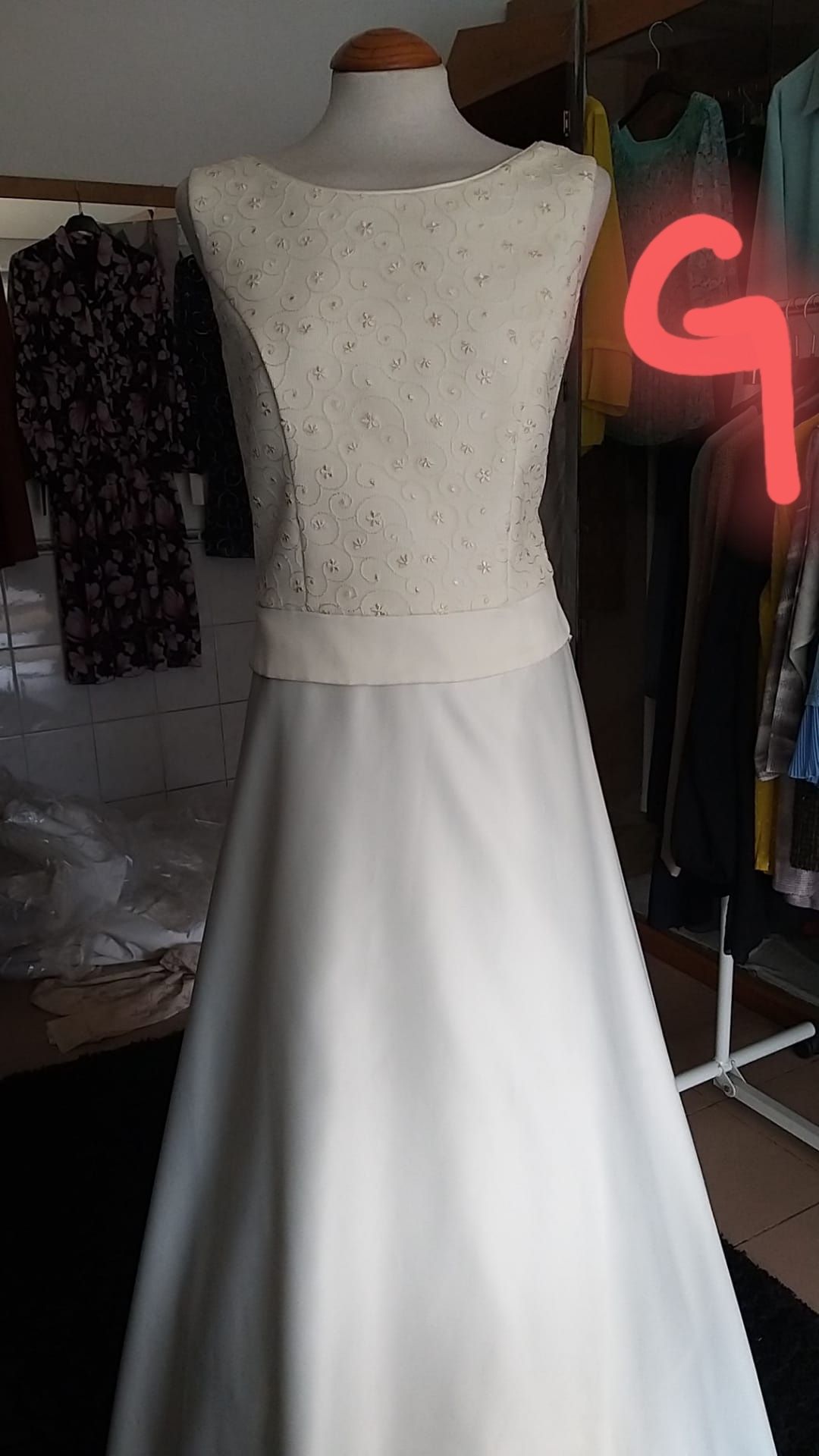 Vestidos Noiva cor perola