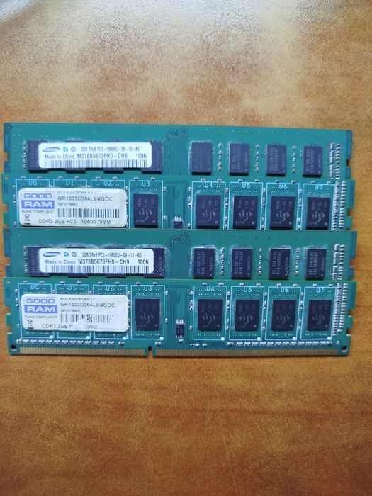 Оперативна пам'ять ddr3(2gb), ddr2(4gb)
