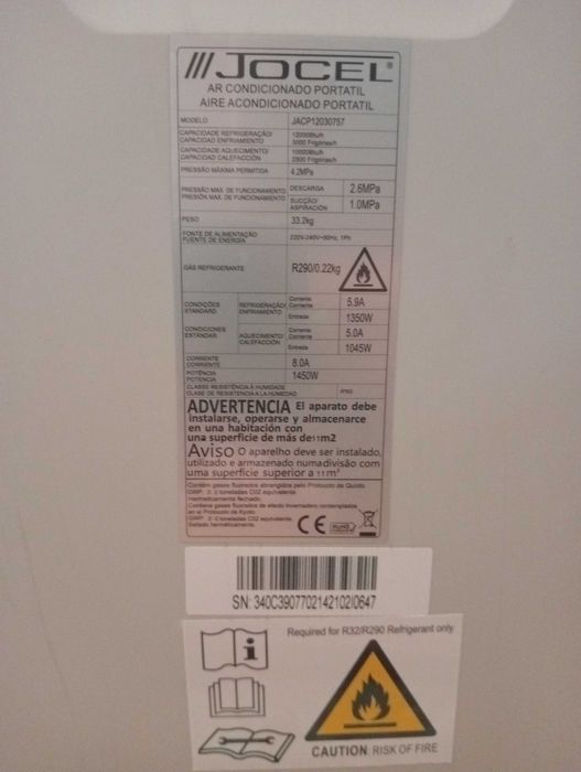 Ar Condicionado Portátil JOCEL
