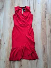 Nowa czerwona sukienka elastyczna
