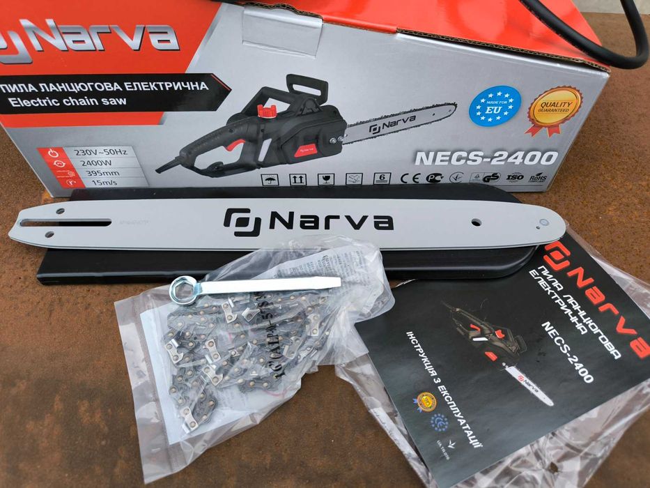 Электропила 2400Вт боковая Эстония Пила 40Шина Недорого Цепная Пилка