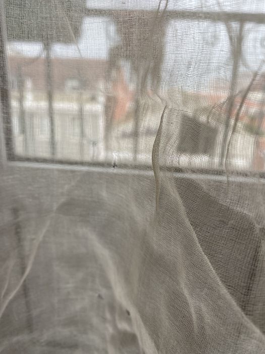 Cortina indiana de seda