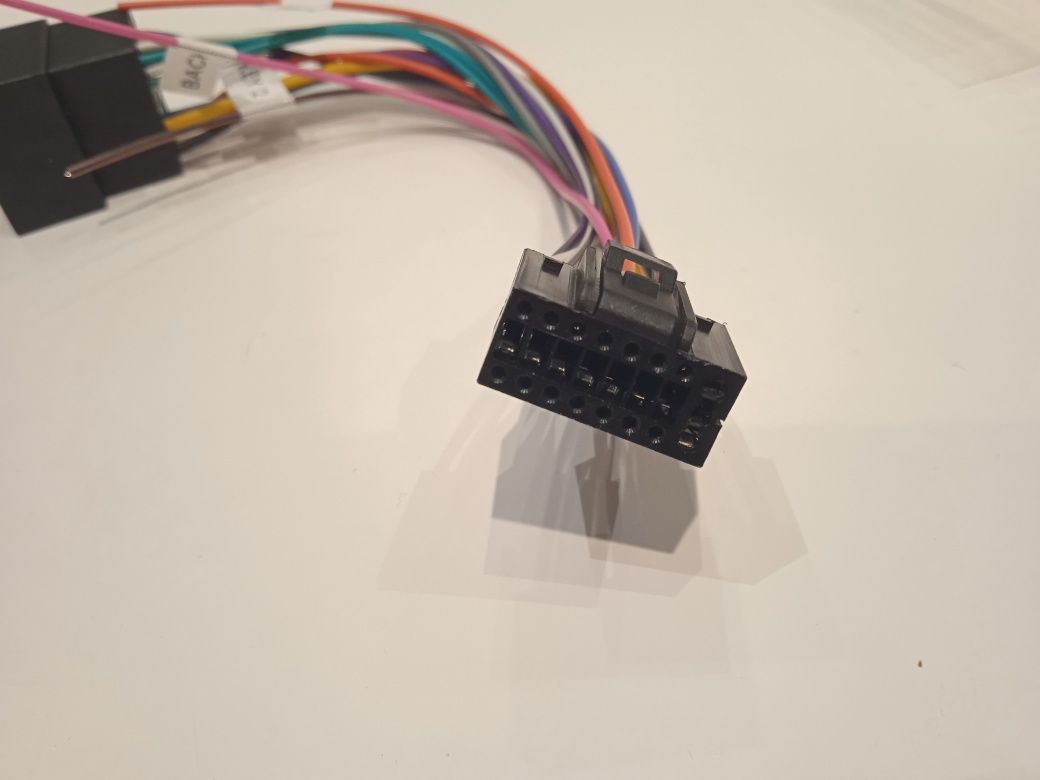 Разъем подключения Android магнитолы 16 pin iso переходник, фишка