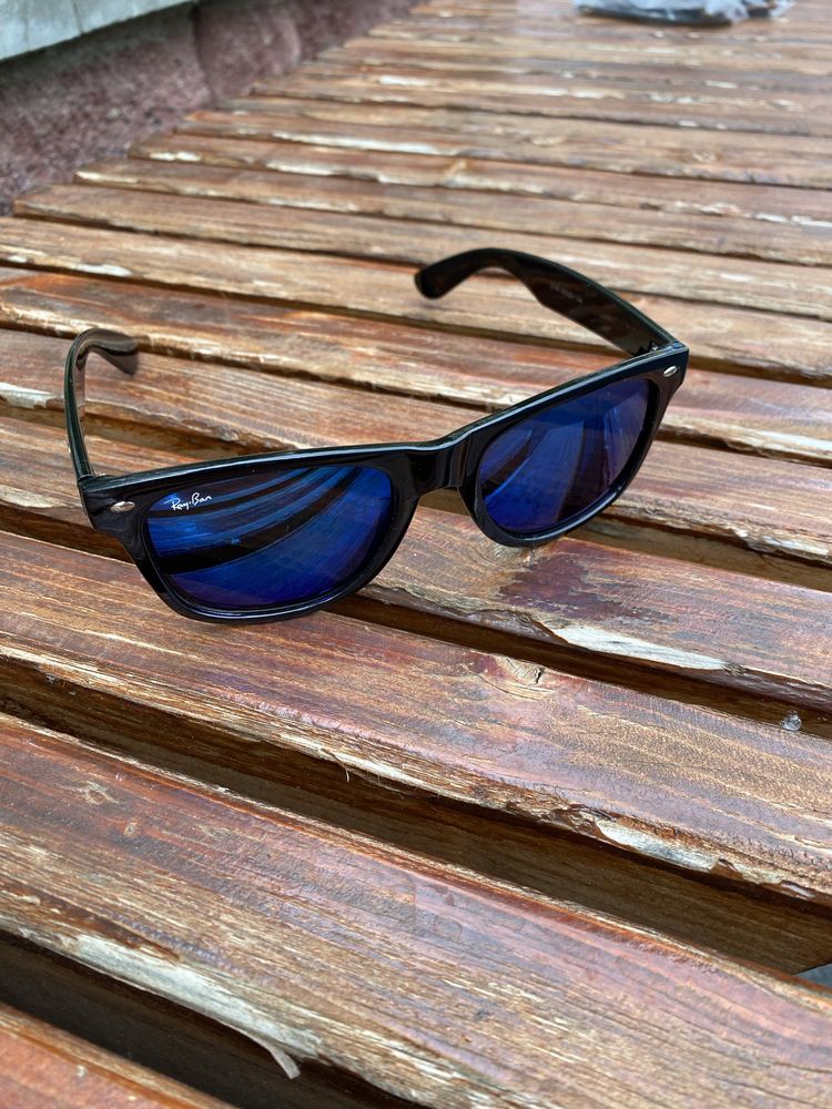 Солнцезащитные очки Ray Ban Wayfarer с синими линзами 2140 унисекс