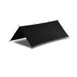 Tarp turystyczny płachta biwakowa 2m x2,5m HELIKON Czarny PO-STS-PO-01