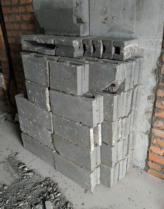 Блок бетонный ковальская, 33шт, см. Фото