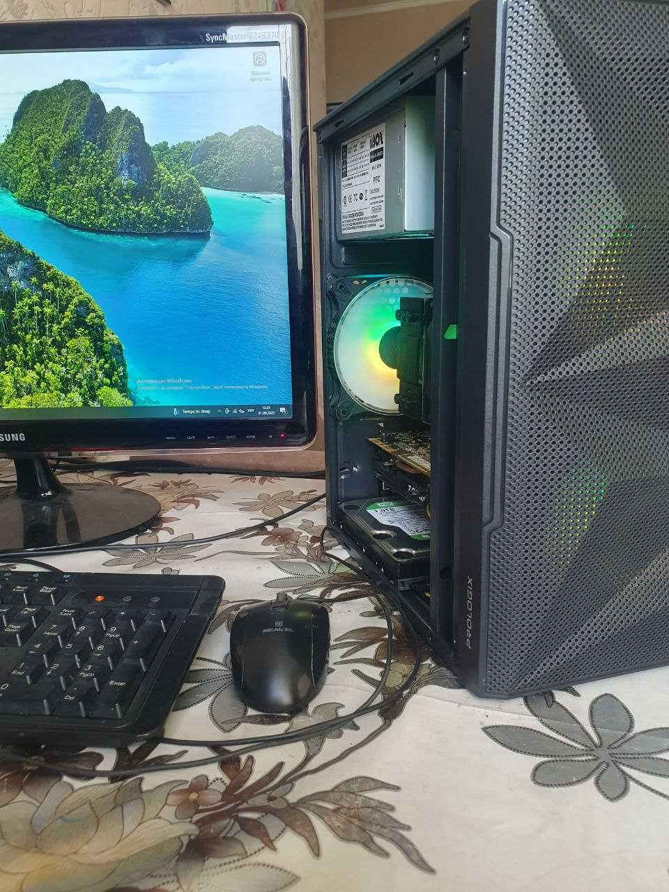 Ігровий пк i3 12100 + GTX 1070 8 Gb +  16GB DDR4 +  WIFI5/BT