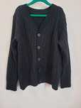 Sweter granatowy na galowo r.140
