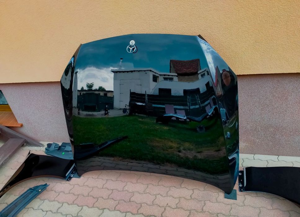 MERCEDES S klasa W222 / 197 / MASKA KOMPLETNY / WYGŁUSZENIE / ZAMEK / ZNACZEK / Do założenia