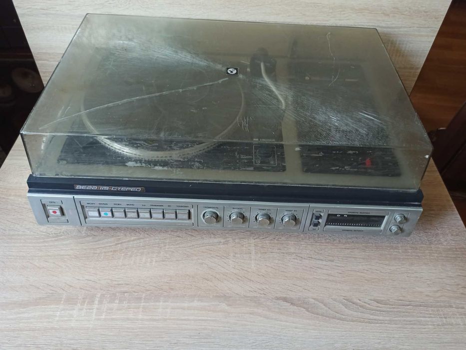 Электрофон Вега-119 касети і проигрыватель винила БЕЗКОШТОВНА олхдост