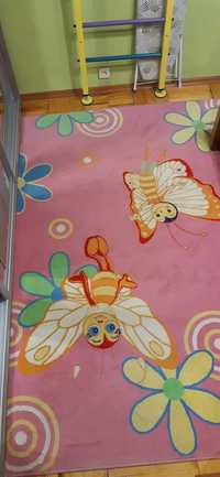 Ковер в детскую комнату бабочки 160х240