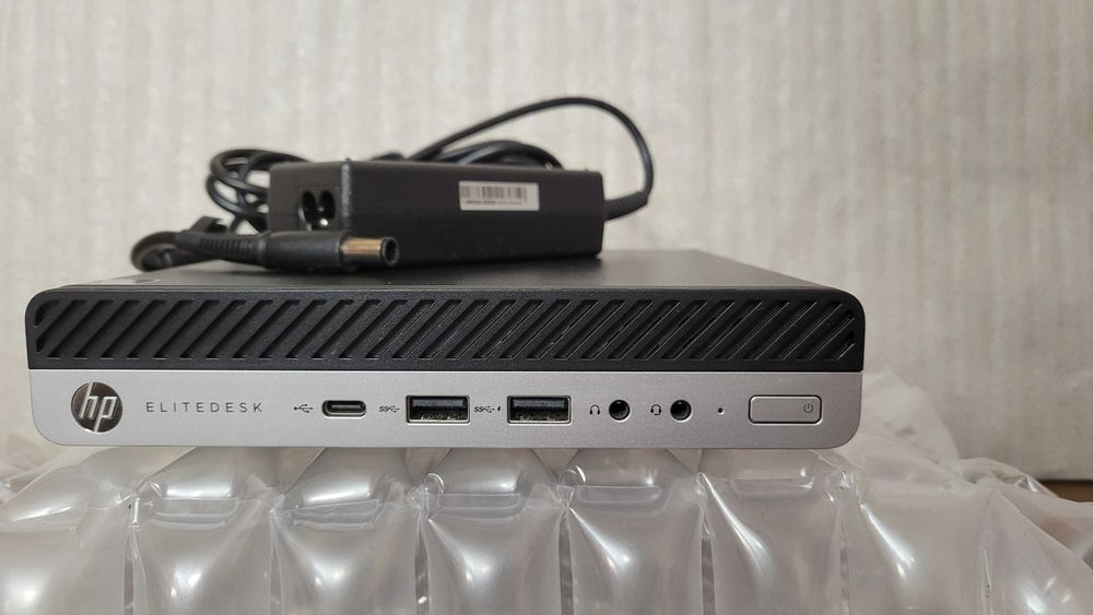 Неттоп Ryzen 5 PRO 2400GE 8/128GB m.2 NVMe WiFi HP EliteDesk 705 G4