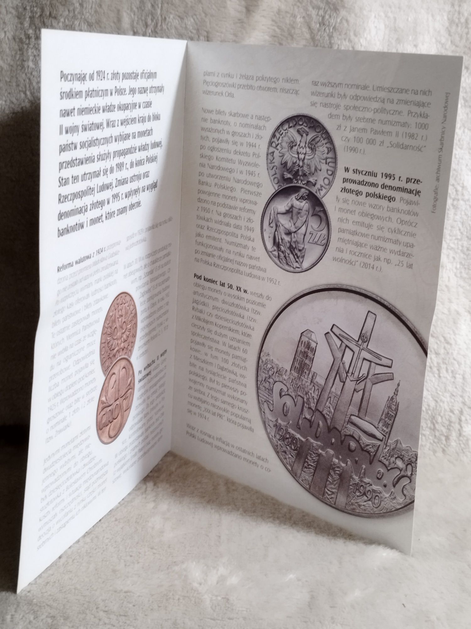 Numizmat / Moneta "100 Lat Złotego" / Certyfikat itp
