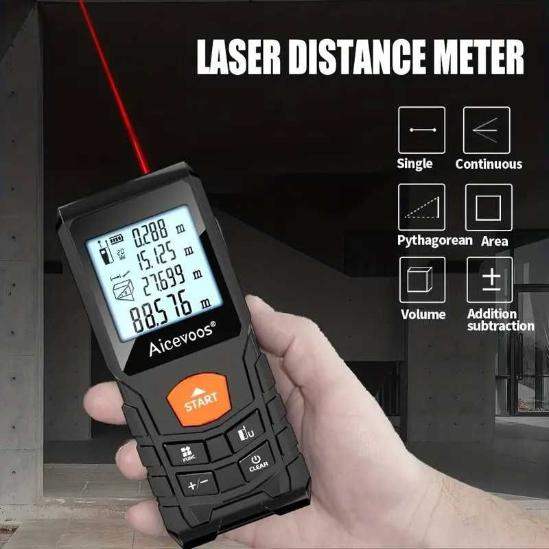 Medidor de distância a laser 50 mt. Novo. Em caixa