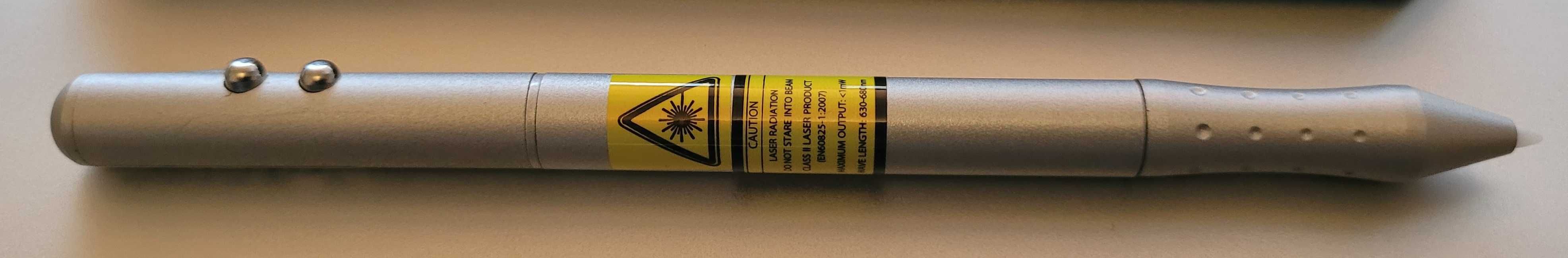 WSKAŹNIK LASEROWY NOBO 4in1 (pointer, długopis, latarka, wsk.PDA) ACCO