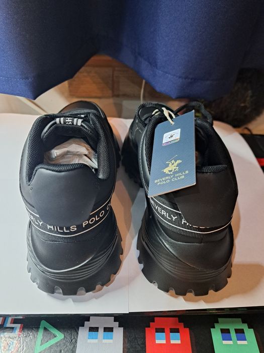 Czarne sneakersy Beverly Hills Polo Clubnowe rozmiar 41