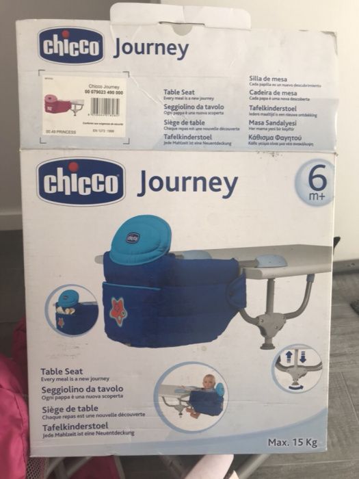 CHICCO Cadeira de mesa adaptável e portátil