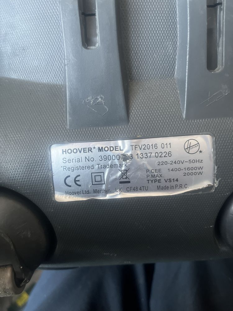 Odkurzacz hoover 2000w TFV2016  freespace evo