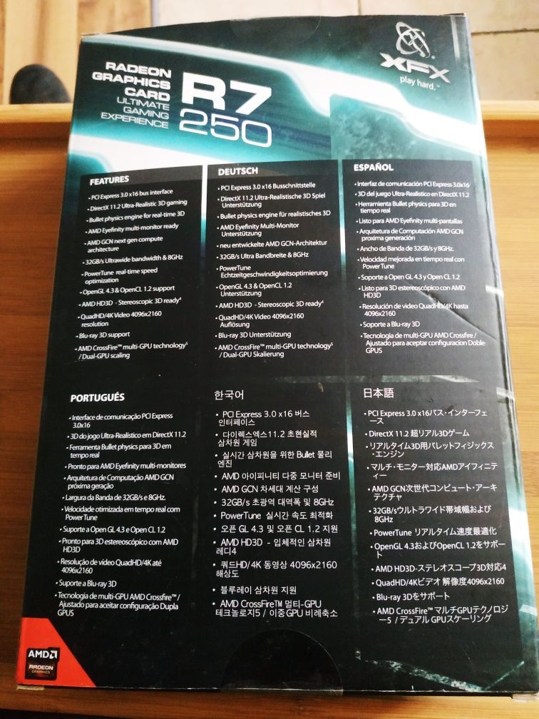 XFX Radeon R7 250 core 1GB GDDR5 karta graficzna