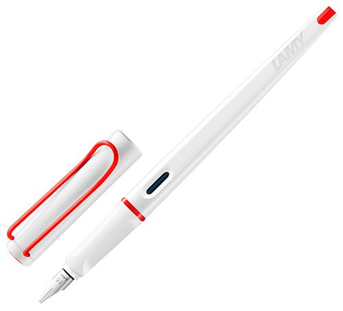 Перьевая ручка Lamy Joy (белаякрасная, перо 1,5 мм)