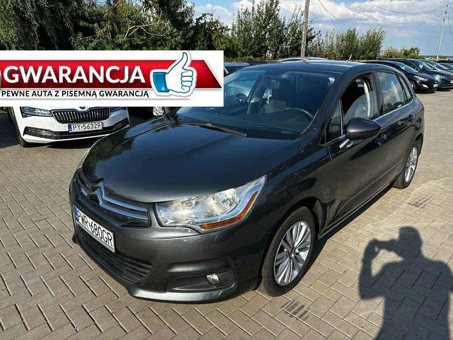 Citroën C4 1.4 benz. 95KM ks. serwis. do końca Gwarancja Zamiana Zarejestrowany