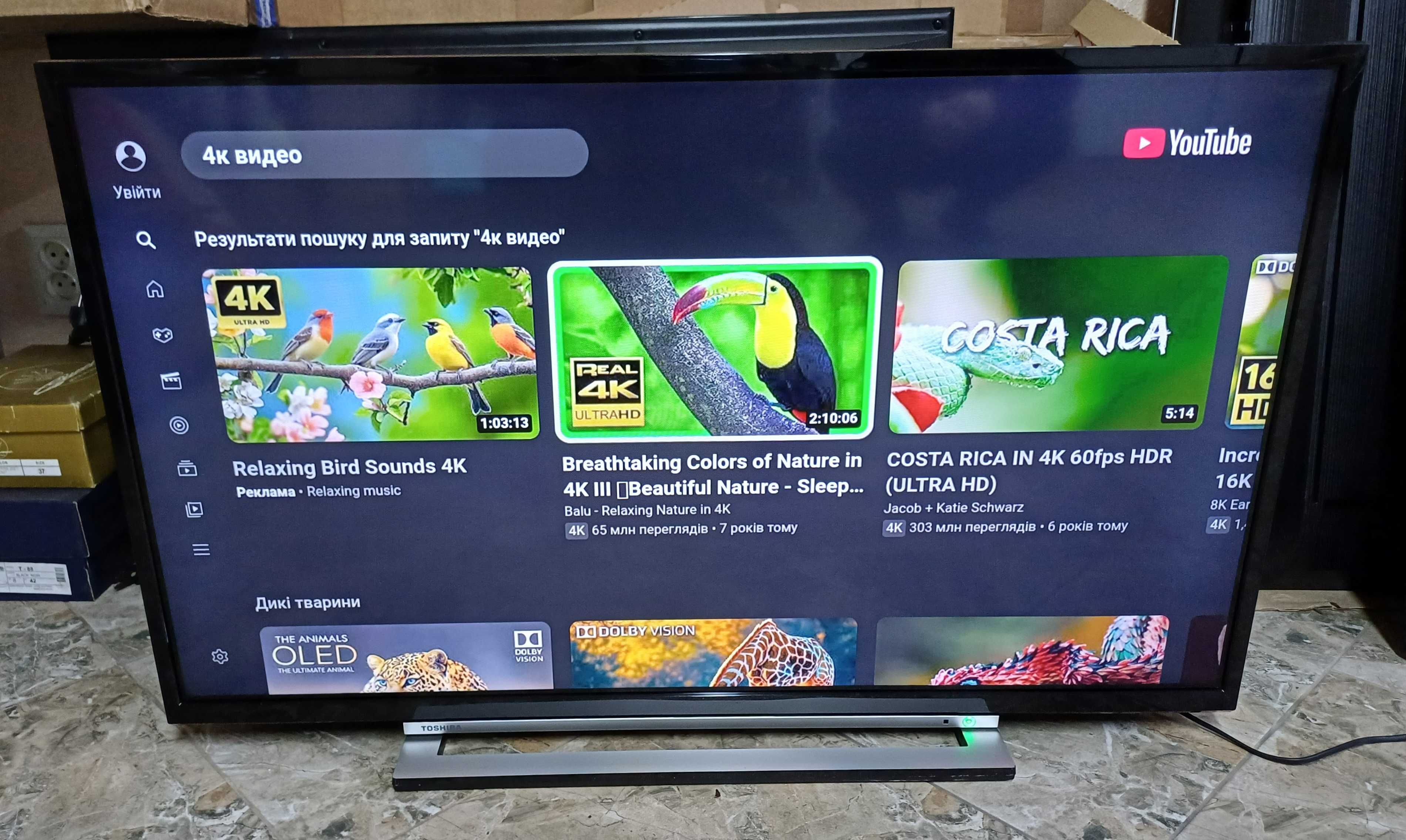 Телевізор 40 дюймів Тошиба Toshiba 40L3863DA Smart-TV Т2 тюнер вай-фай