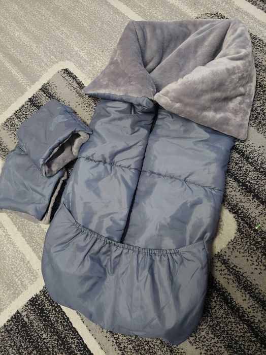 Зимовий чохол в візок, в санчата з рукавичками