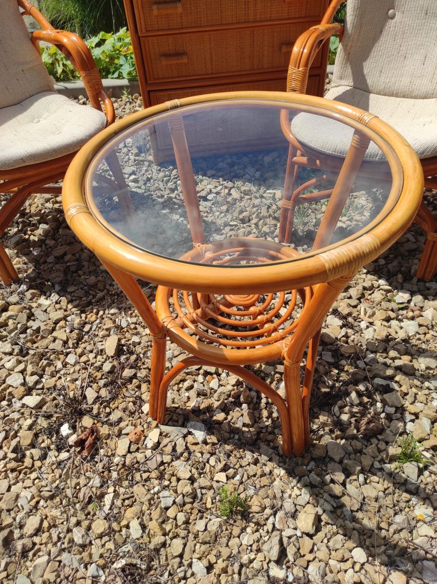 Komplet mebli rattanowych