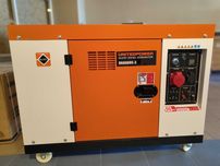 Дизельный генератор UP DG8000SE-3+DC, мощность 6.0/6.4 кВт